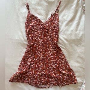 Aeropostale Red Floral Mini Dress